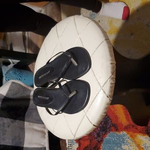 Size 8½ black sandals/flip-flops